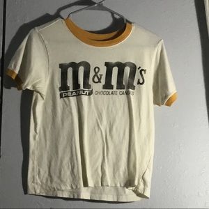 White M&M’s Shirt American Eagle